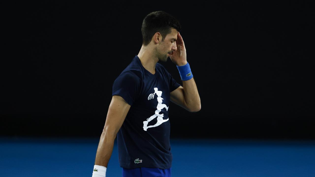 Djokovic lỡ cơ hội giành chức vô địch Australia Mở rộng thứ 10. Ảnh: FOX