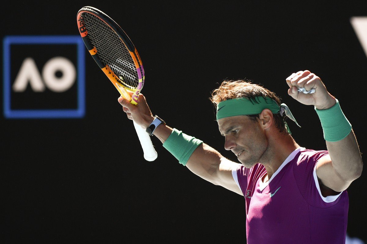 Nadal chung nhánh tứ kết với Alexander Zverev ở Australia Mở rộng năm nay. Ảnh: Tennis Australia