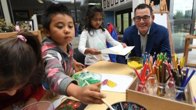 Kindergarten will be free in Victoria next year as part of a record spend on education.