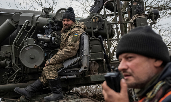 Binh sĩ Ukraine tại tỉnh Kherson tháng 11/2022. Ảnh: Reuters.