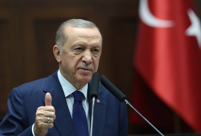 Tổng thống Thổ Nhĩ Kỳ Tayyip Erdogan tại một sự kiện ở Ankara ngày 4/1. Ảnh: Reuters
