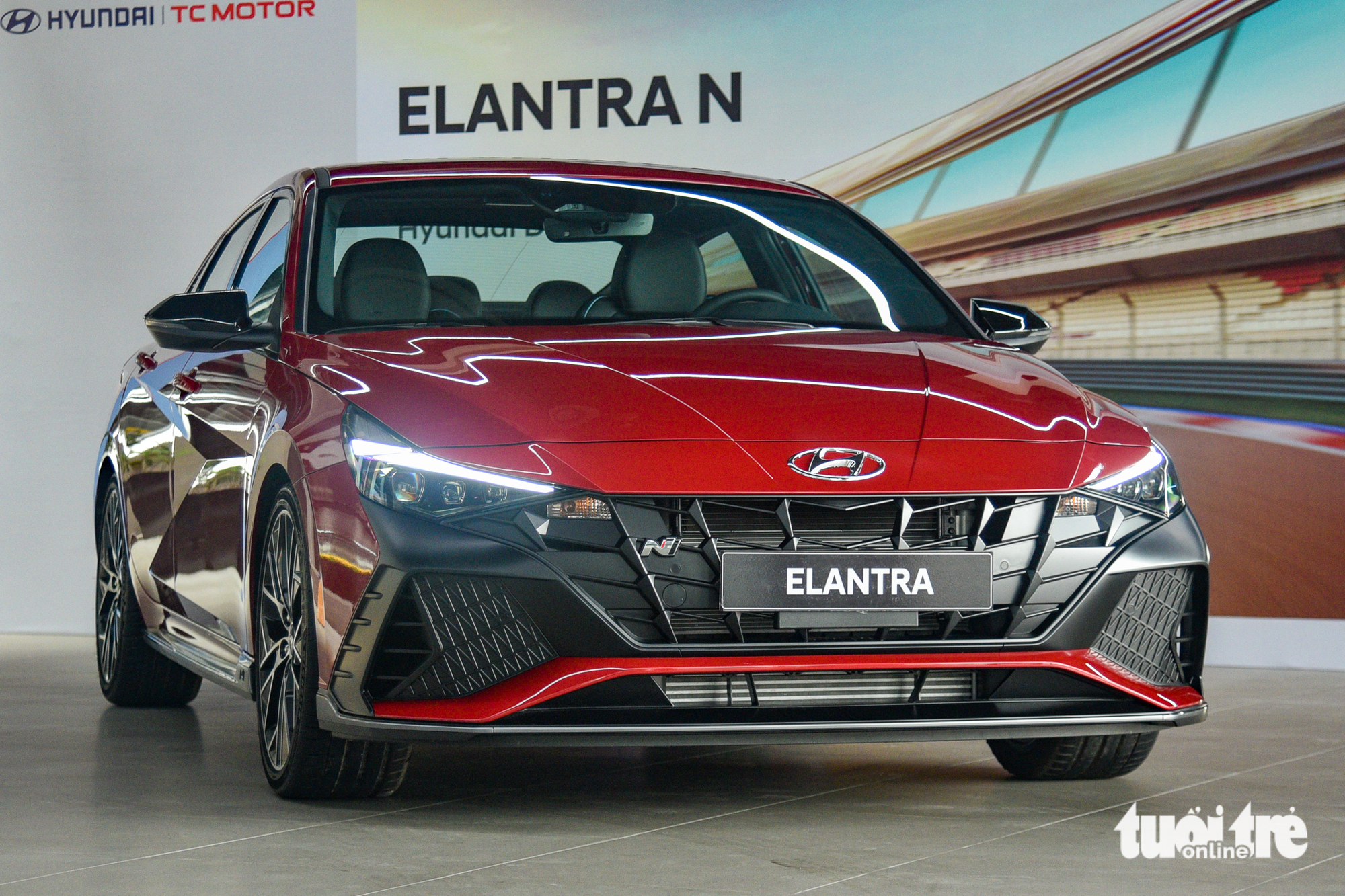 Chi tiết Hyundai Elantra N vừa về đại lý, đối thủ Hàn Quốc của Honda Civic Type R - Ảnh 4.