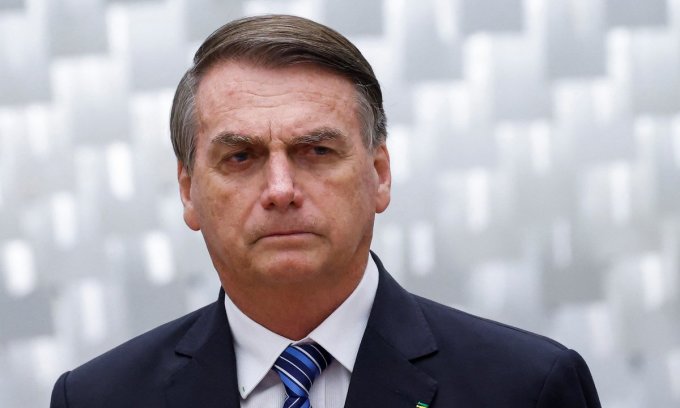 Ông Bolsonaro trong một buổi lễ tại thủ đô Brasilia của Brazil hồi tháng 12/2022. Ảnh: Reuters.