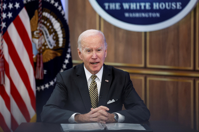 Tổng thống Mỹ Joe Biden tại Nhà Trắng ngày tháng 10/2022. Ảnh: Reuters.