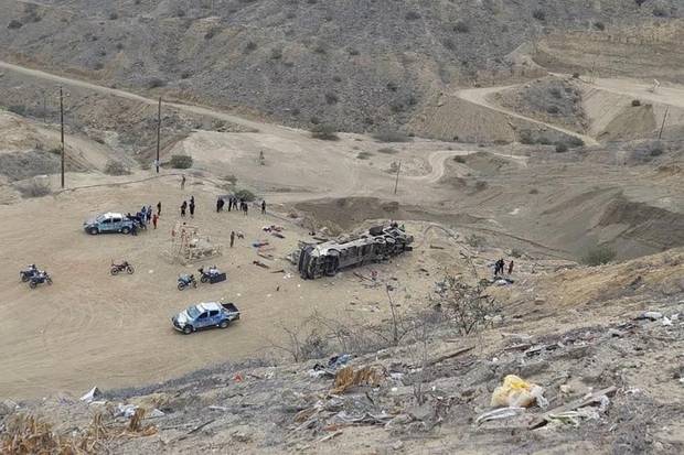 Tai nạn xe bus nghiêm trọng tại Peru, ít nhất 24 người thiệt mạng - Ảnh 1.