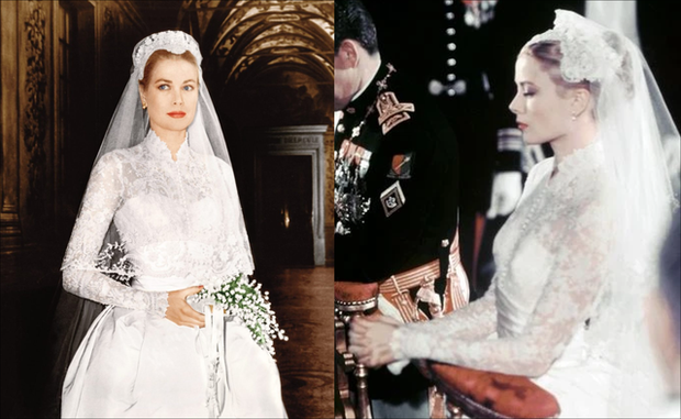 Váy cưới các nàng dâu thường dân nổi tiếng: 2 công nương nước Anh khác biệt lớn, vợ hoàng tử Brunei thì sao? - Ảnh 6.