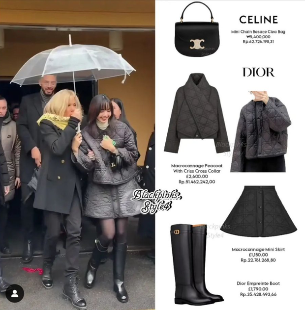 Celine có chạnh lòng khi Lisa diện đồ Dior xuống phố cùng Đệ nhất phu nhân Pháp? - Ảnh 3.
