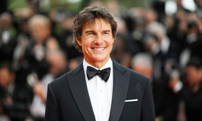 Tom Cruise trong một sự kiện ra mắt phim năm 2022. Ảnh: Reuters