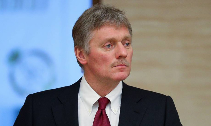 Phát ngôn viên Peskov trong cuộc họp báo tại Nga hồi năm 2022. Ảnh: Reuters