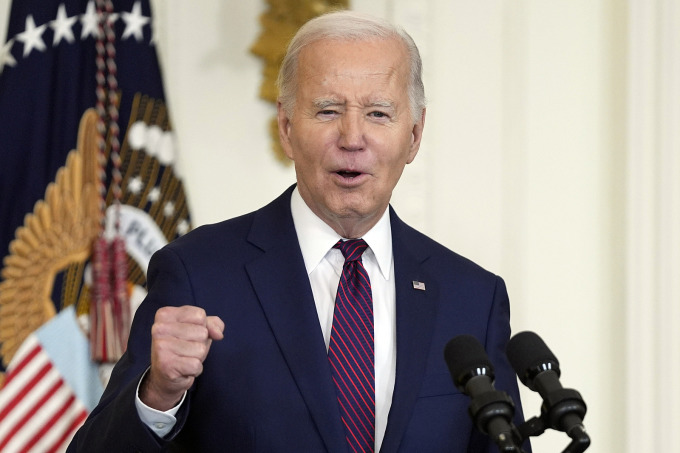 Tổng thống Mỹ Joe Biden tại Nhà Trắng ngày 19/1. Ảnh: AP