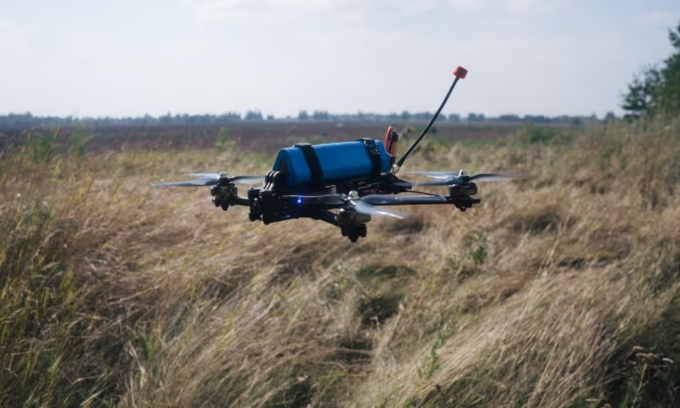 Một mẫu UAV FPV của Ukraine. Ảnh: Guardian