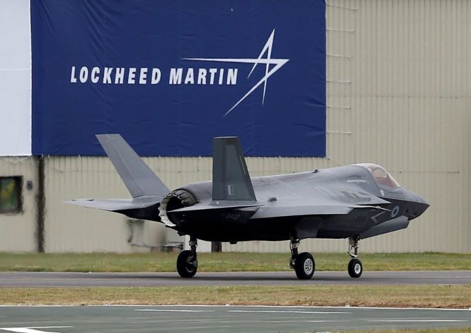 Một chiếc máy bay F-35B của Lockheed Martin tại Fairford (Anh). Ảnh: Reuters