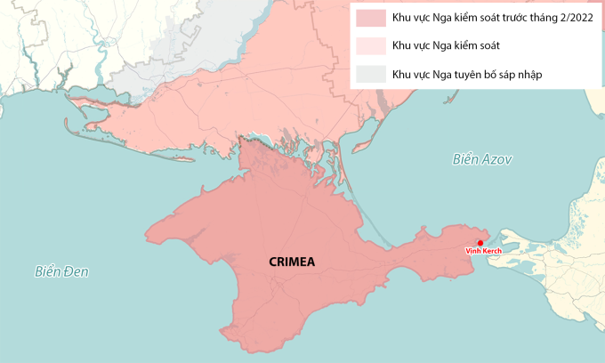 Vị trí Crimea và Biển Đen. Đồ họa: RYV