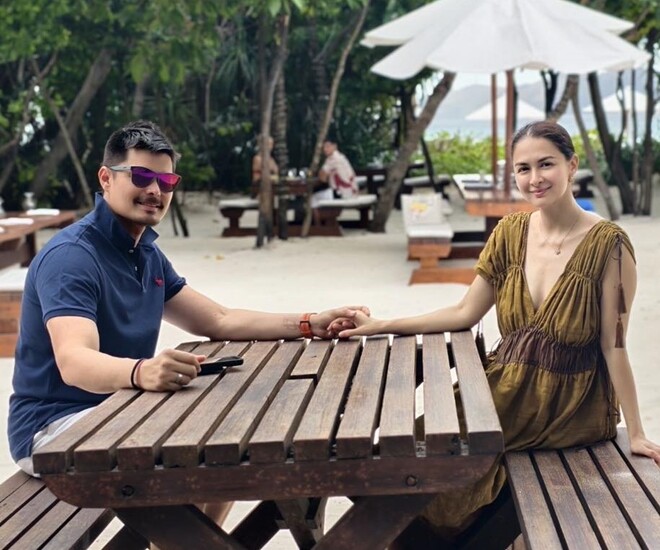 Marian Rivera và Dingdong Dantes trong kỳ nghỉ đầu năm mới.