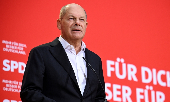 Thủ tướng Đức Olaf Scholz tại Berlin ngày 5/1. Ảnh: Reuters