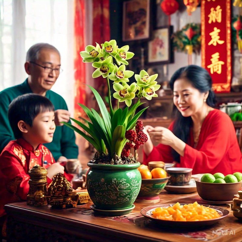 Cay canh dai phu quy ngay Tet, hoa to sang chanh-Hinh-2