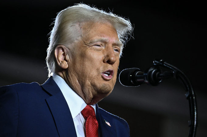 Tổng thống Mỹ Donald Trump tại Las Vegas, Nevada ngày 25/1. Ảnh: AFP