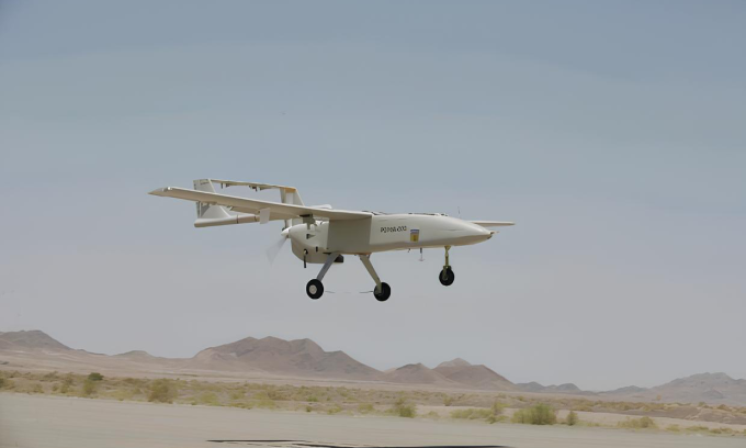 UAV Mohajer-6 Iran trong bức ảnh đăng năm 2019. Ảnh: IRNA