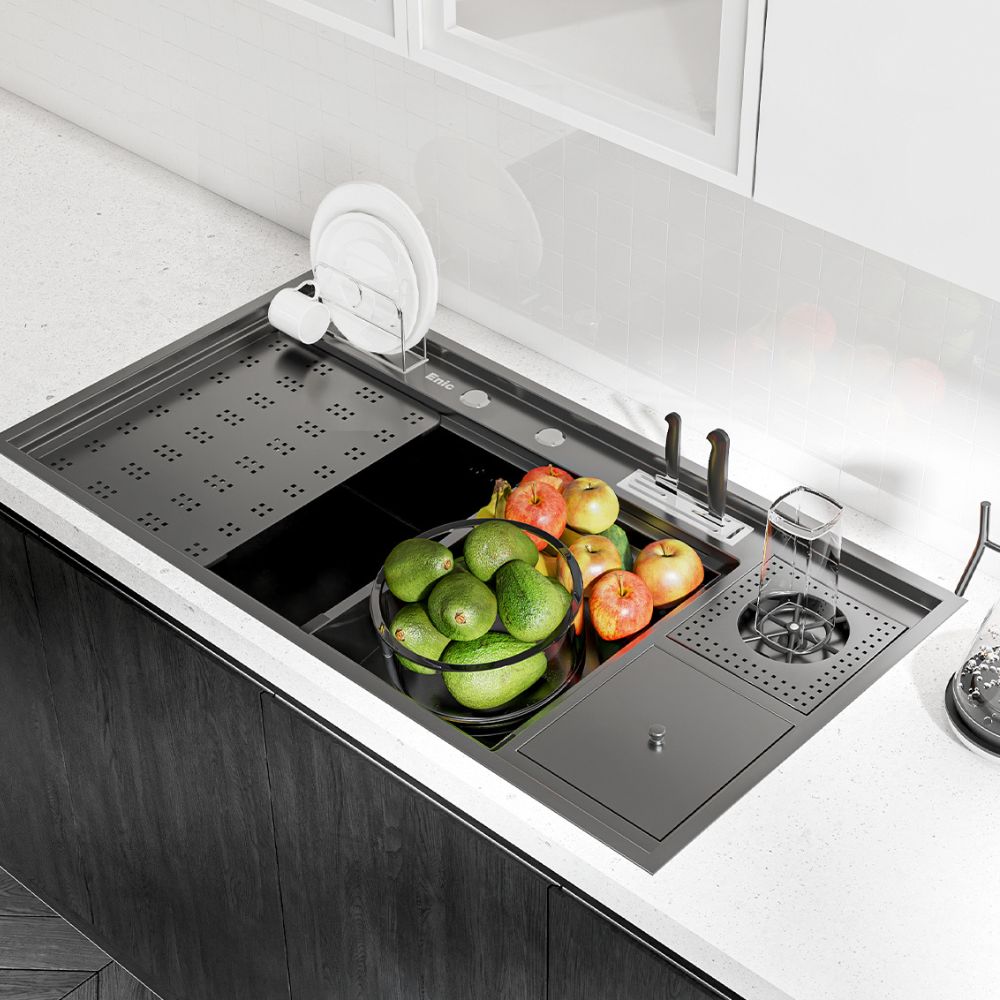 Bồn rửa chén có thêm tiện ích đi kèm