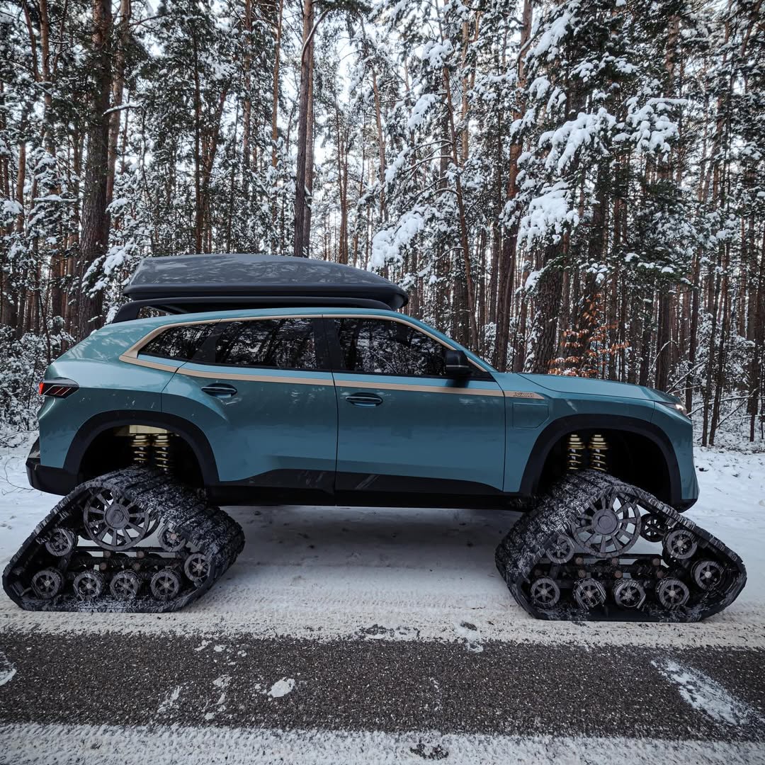 BMW XM hóa 'xe tăng' vượt tuyết: Bản độ dị biệt xóa tan hình ảnh bóng bẩy, dân chơi nhìn vào chỉ biết 'cạn lời'- Ảnh 3.