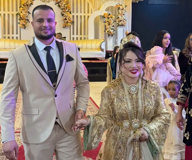 Chị Hoa và chồng người Morocco.