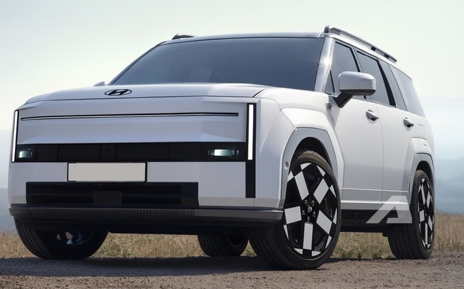 Hyundai Santa Fe sắp 'lột xác' dù chỉ là facelift: Bỏ đèn chữ H, cửa cốp hẹp lại, đuôi xe hết gây tranh cãi, có bản chạy không cần xăng- Ảnh 9.