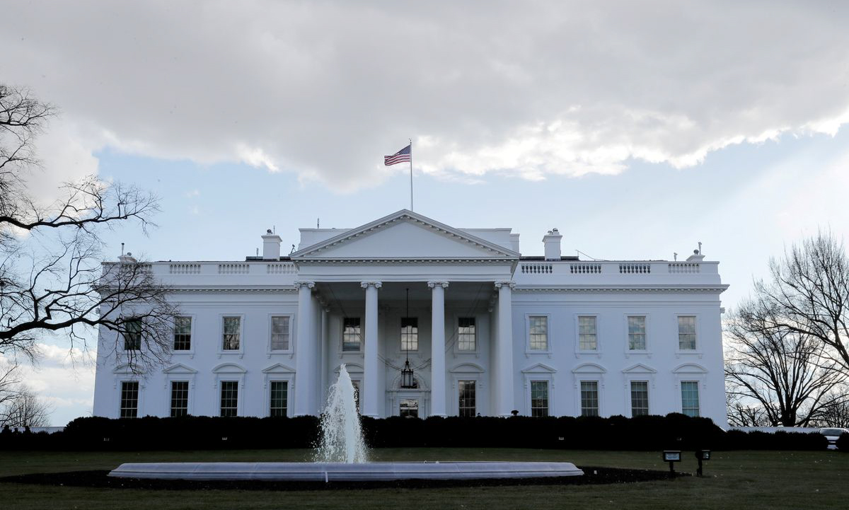 Nhà Trắng tại thủ đô Washington DC hôm 18/1/2021. Ảnh: Reuters.