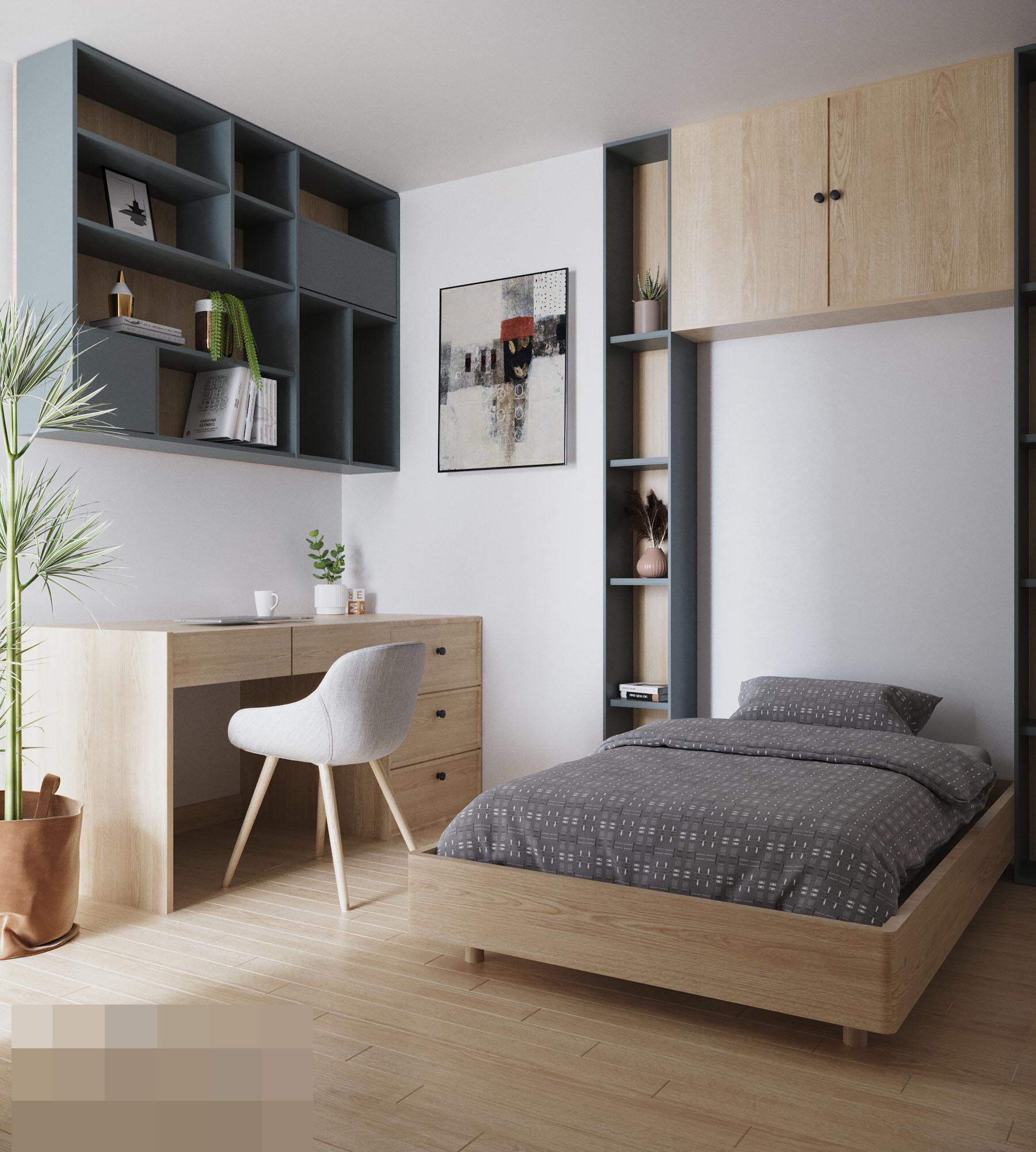 Chút biến tấu cho căn hộ nhỏ, không gian rộng hơn nhờ nội thất thông minh