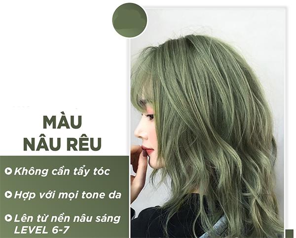 Nâu rêu: Top 20 màu tóc đẹp thời thượng dẫn đầu xu hướng hiện nay - 20