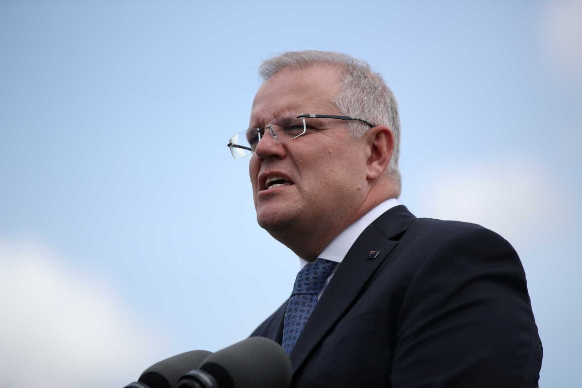 Thủ tướng Australia Scott Morrison. Ảnh: Reuters