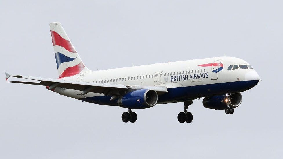 Một máy bay của hãng hàng không Anh British Airways. Ảnh: AFP