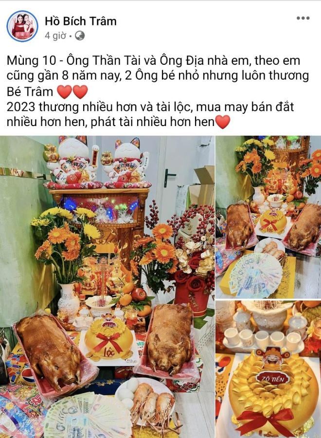 Sao Việt rộn ràng khoe mâm cúng Thần Tài tiền vàng đầy ắp, dân tình xuýt xoa khi ngắm thêm cơ ngơi sang trọng - 5