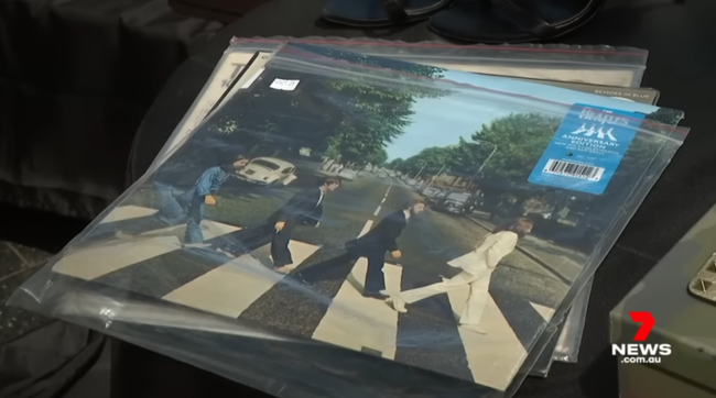 A 50th anniversary edition of Abbey Road on vinyl is just one of the items buyers can bid on.