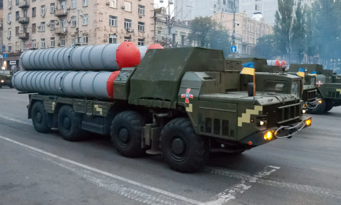 Xe phóng đạn của hệ thống S-300PS Ukraine hồi năm 2018. Ảnh: Wikipedia.