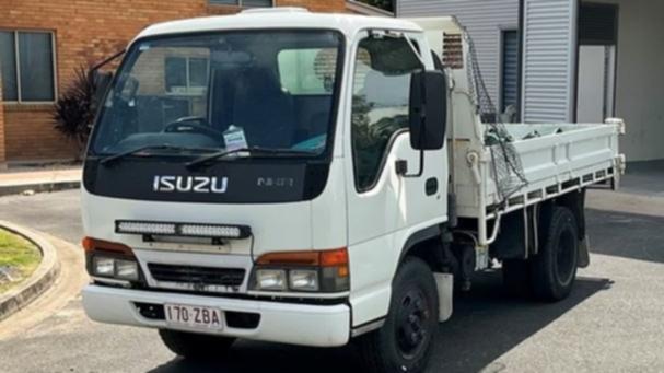 Police are seeking information on the movements of this Izuzu truck.