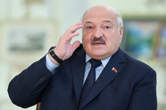 Tổng thống Belarus tại dinh Độc lập, thủ đô Minsk, Belarus, ngày 16/2. Ảnh: AFP