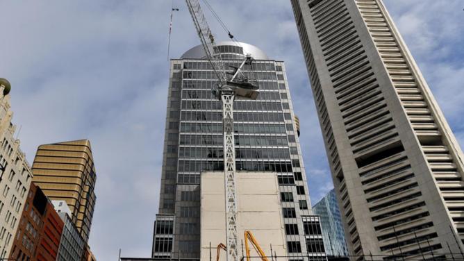 The Australian Bureau of Statistics reported a sharp uplift in building and structures expenditure. (Bianca De Marchi/AAP PHOTOS)