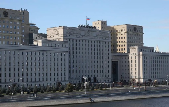 Trụ sở Bộ Quốc phòng Nga tại Moskva vào tháng 3/2018. Ảnh: TASS