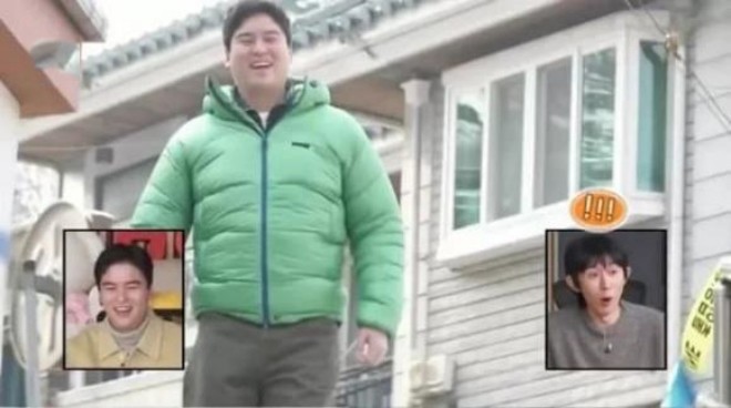 Lee Jang Woo gây sốc với dáng vẻ béo ú. 