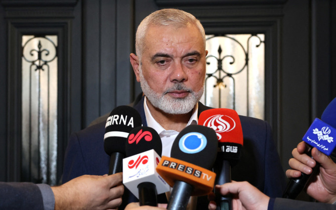 Lãnh đạo Hamas Ismail Haniyeh tại Doha hồi tháng 12/2023. Ảnh: BNG Iran