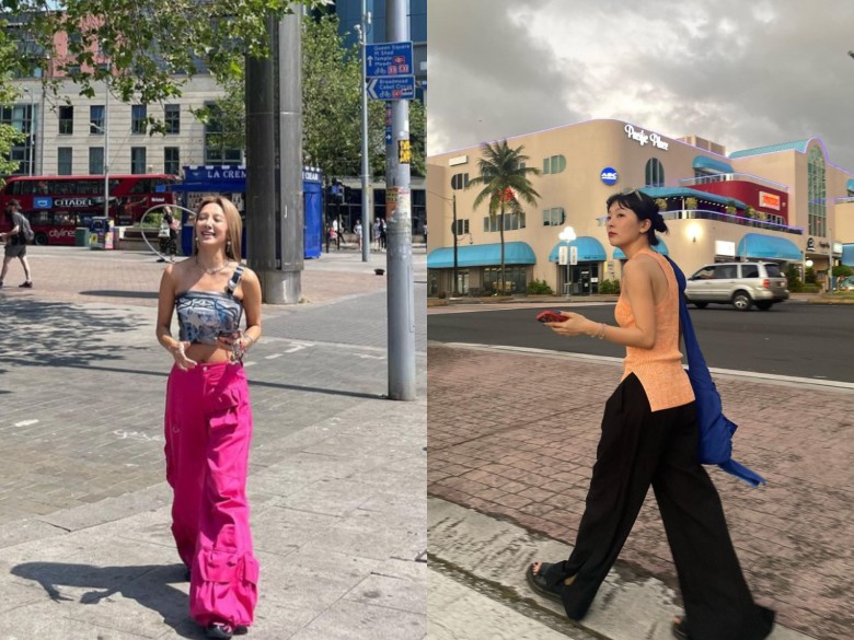 Nguyên tắc “hẹp ở trên và rộng ở dưới” đặc biệt phù hợp với những cô nàng có thân hình quả lê bởi phần ống quần rộng sẽ khiến vòng ba của chị em trông cân đối hơn.  