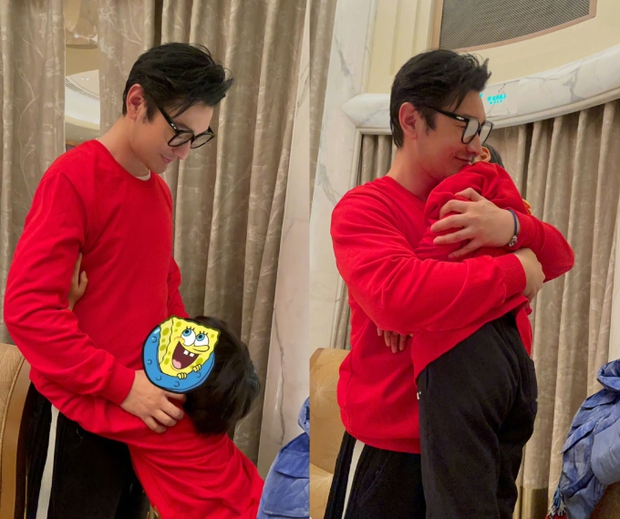 Huỳnh Hiểu Minh hiếm hoi khoe ảnh bên con trai, quý tử 7 tuổi gây sốt với nét ngoại hình nổi bật này - Ảnh 3.