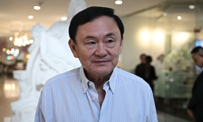 Cựu thủ tướng Thái Lan Thaksin Shinawatra tại Bangkok hồi tháng 6/2024. Ảnh: AFP