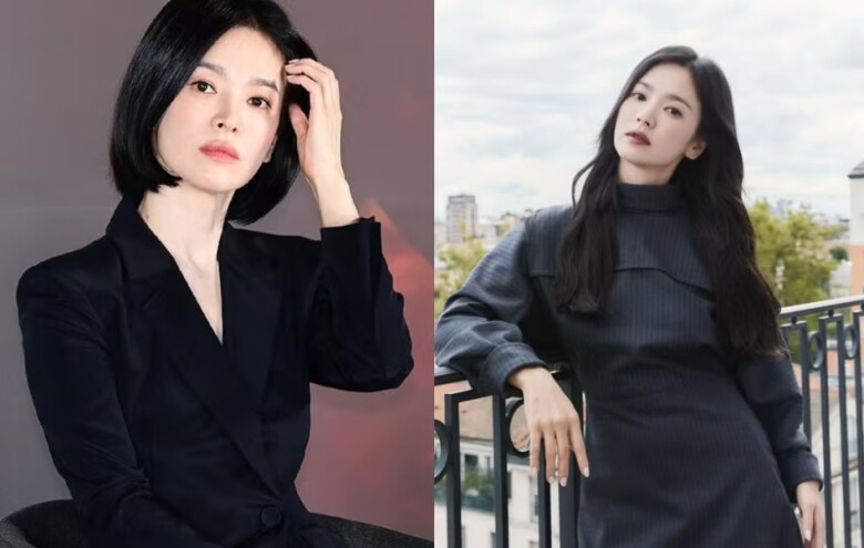 Song Hye Kyo sinh ra với những đường nét khuôn mặt đặc biệt và mặt vuông, đầy đặn. Cả tóc dài và tóc ngắn đều hợp với cô, nhưng khi so sánh cả hai, bạn có thể thấy rằng tóc ngắn khiến cô trông trẻ hơn hẳn.