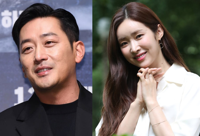 Diễn viên Ha Jung Woo, Cha Jung Won. Ảnh: YNA