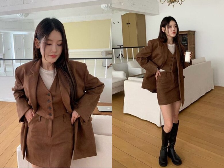 Kiểu áo khoác đậm chất amp;#34;quý tộcamp;#34; được giới sành thời trang săn đón mùa đông này, phối với váy hay quần đều sang chảnh - 7