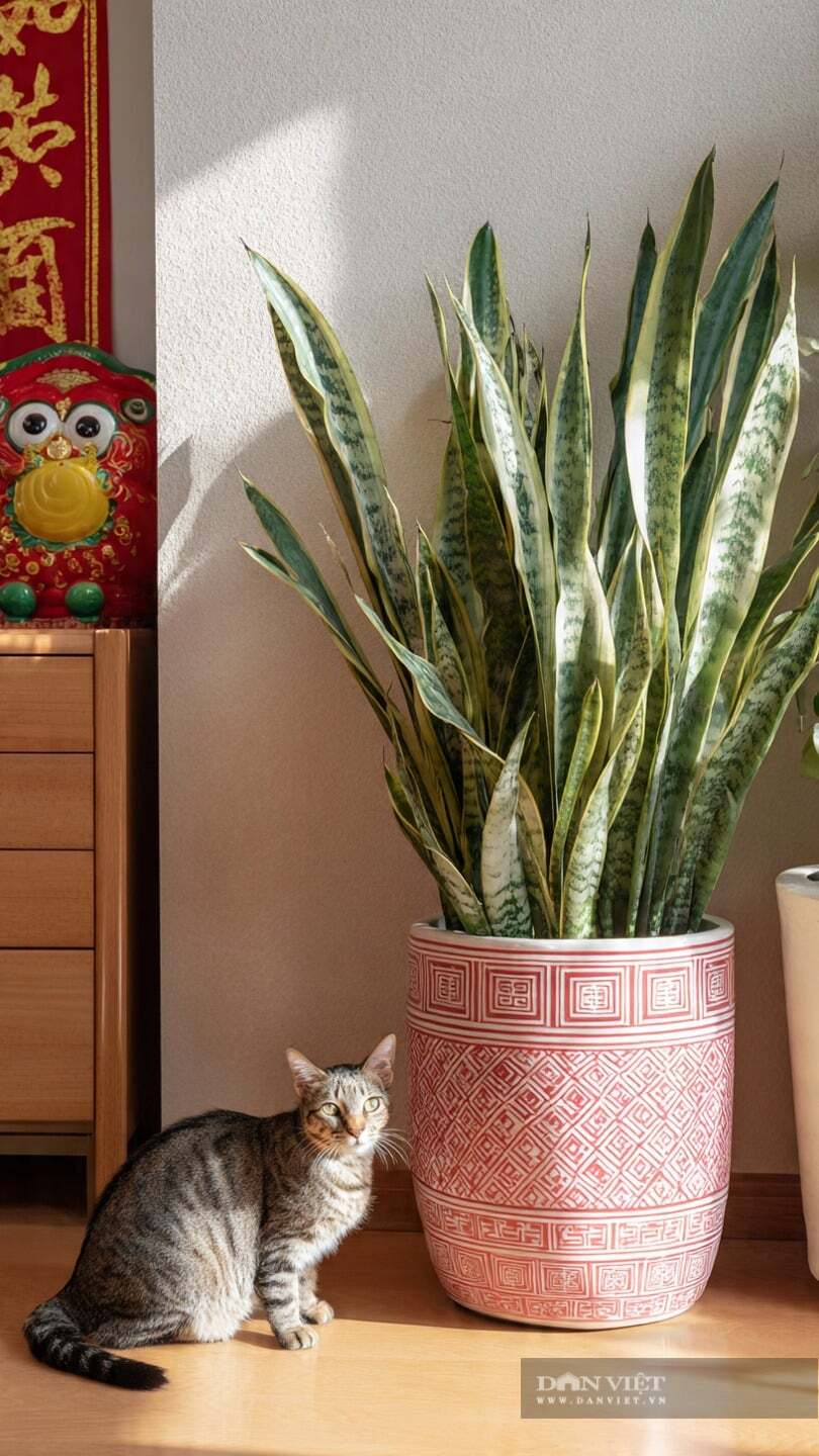 Lá của nó có hoa văn sọc độc đáo