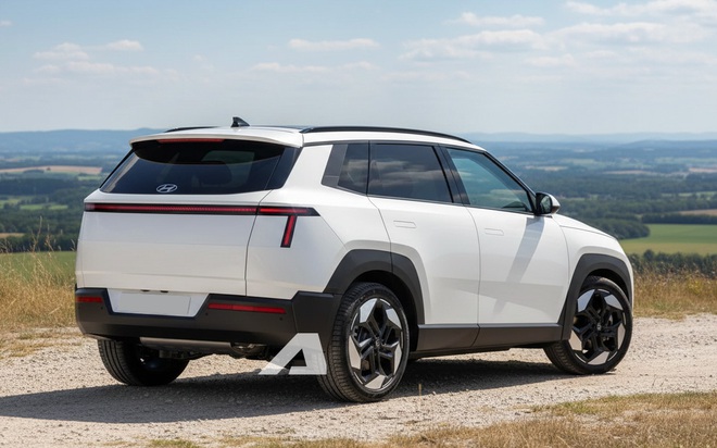 Hyundai Tucson đời mới lột xác cỡ này: Mặt trước như xe điện, góc cạnh nhưng điệu hơn Santa Fe, dễ ra mắt cuối năm nay- Ảnh 5.