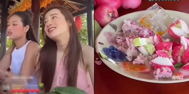 Trong một lần xuất hiện khi live stream của một người bạn tiết lộ Nhã Phương trong nhiều năm chỉ nhai mà không nuốt.