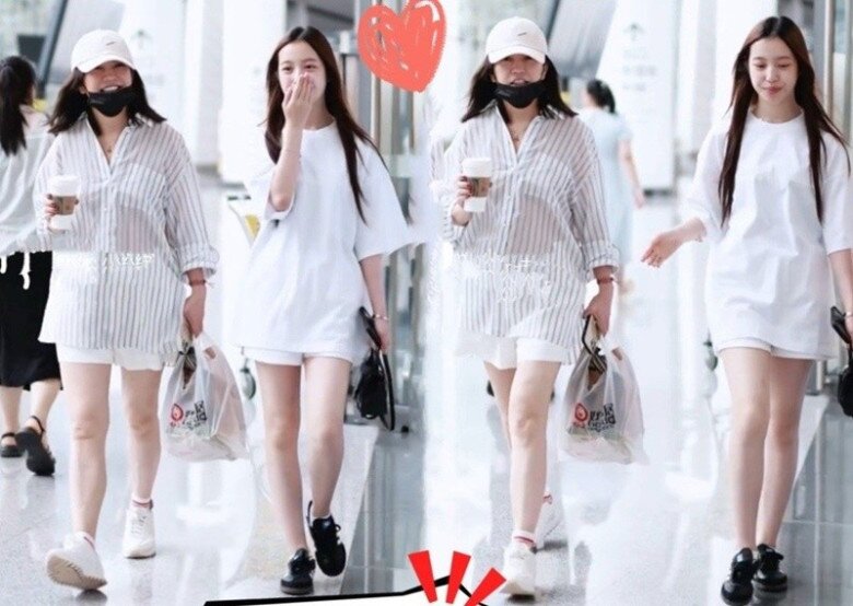 Huỳnh Tân hiếm hoi lộ diện trước công chúng cho thấy vóc dáng cao ráo ở tuổi 15.